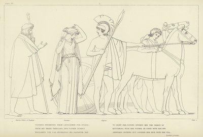 Ulysses Departing from Lacedaemon for Ithaca by John Flaxman